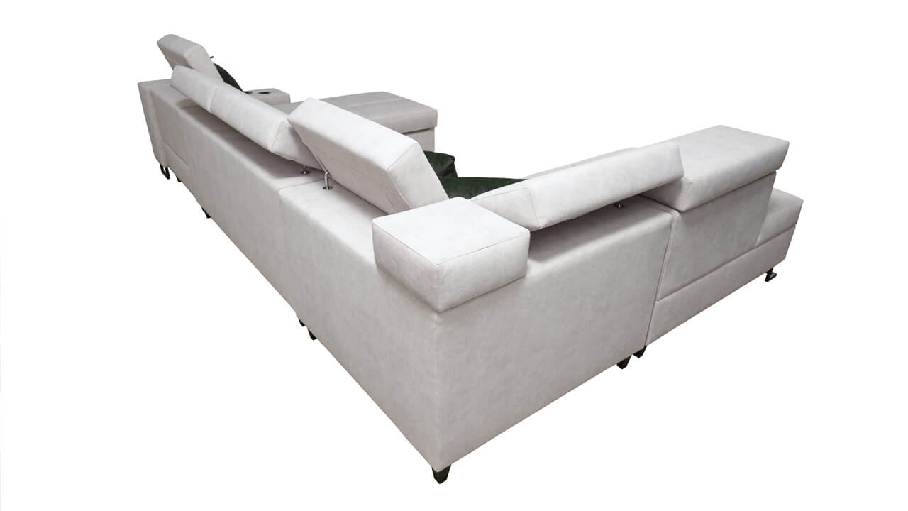 Sedačka v tvare U Alicanto VI Pohľad zozadu