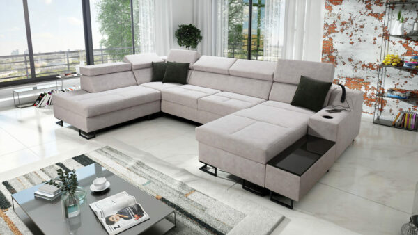 Sedačka v tvare U Alicanto VI Pravá