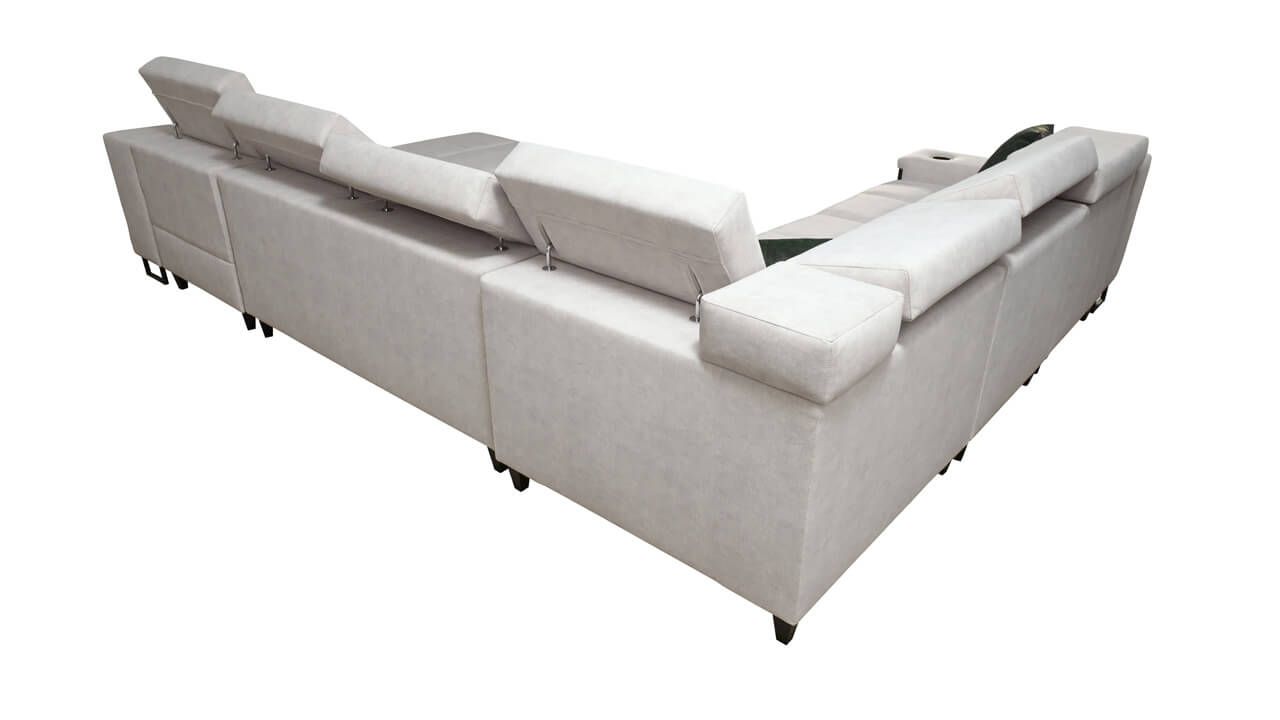 Sedačka v tvare U Alicanto VIII Pohľad zozadu