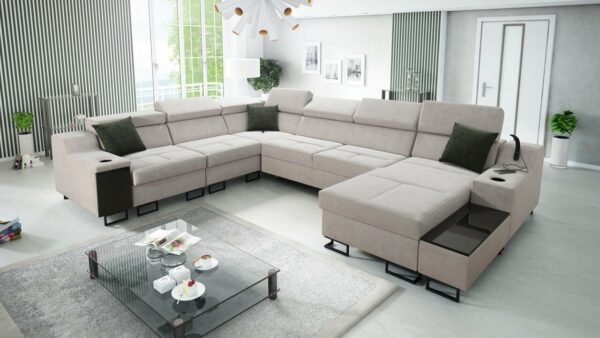 Sedačka v tvare U Alicanto VIII Pravá