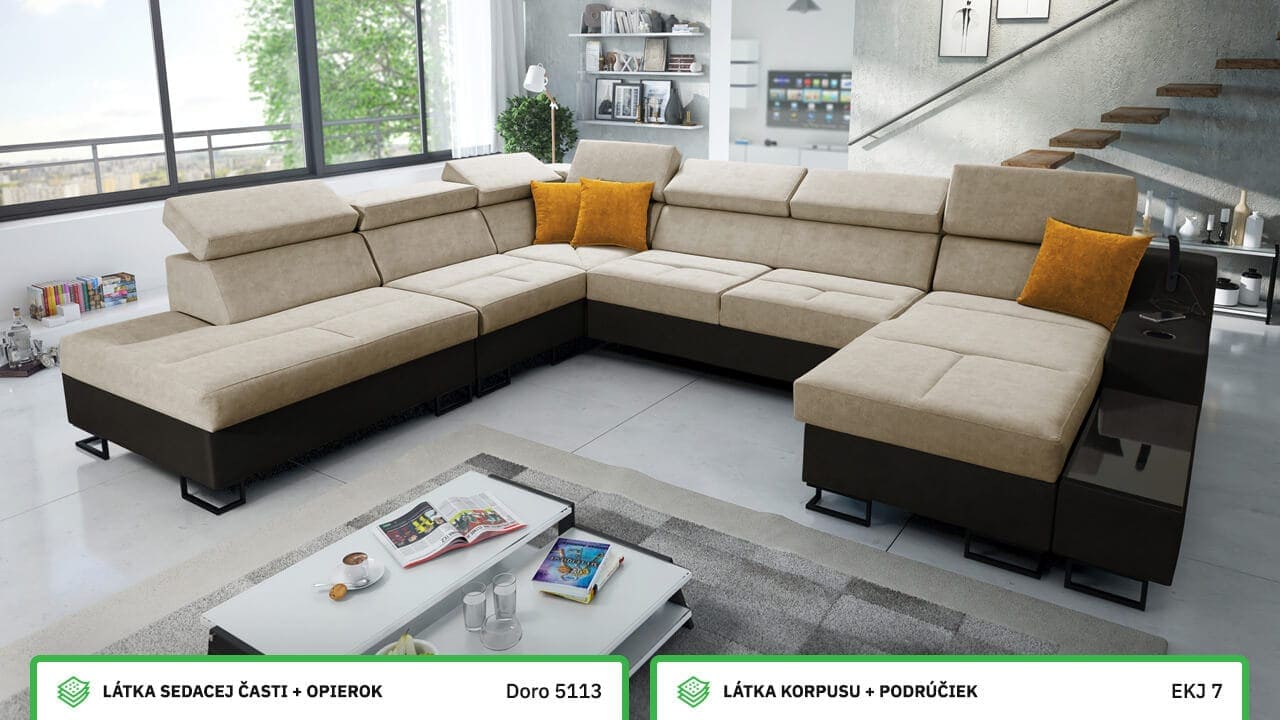 Sedačka Alicanto X farebné prevedenie