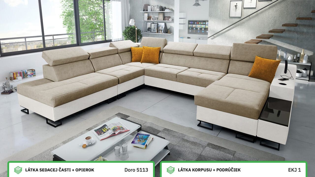 Sedačka Alicanto X farebné prevedenie