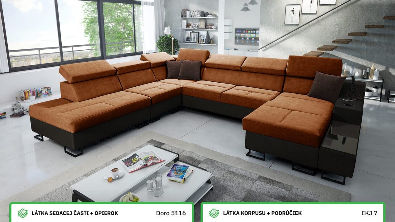 Sedačka Alicanto X farebné prevedenie