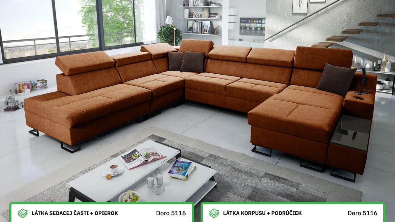 Sedačka Alicanto X farebné prevedenie