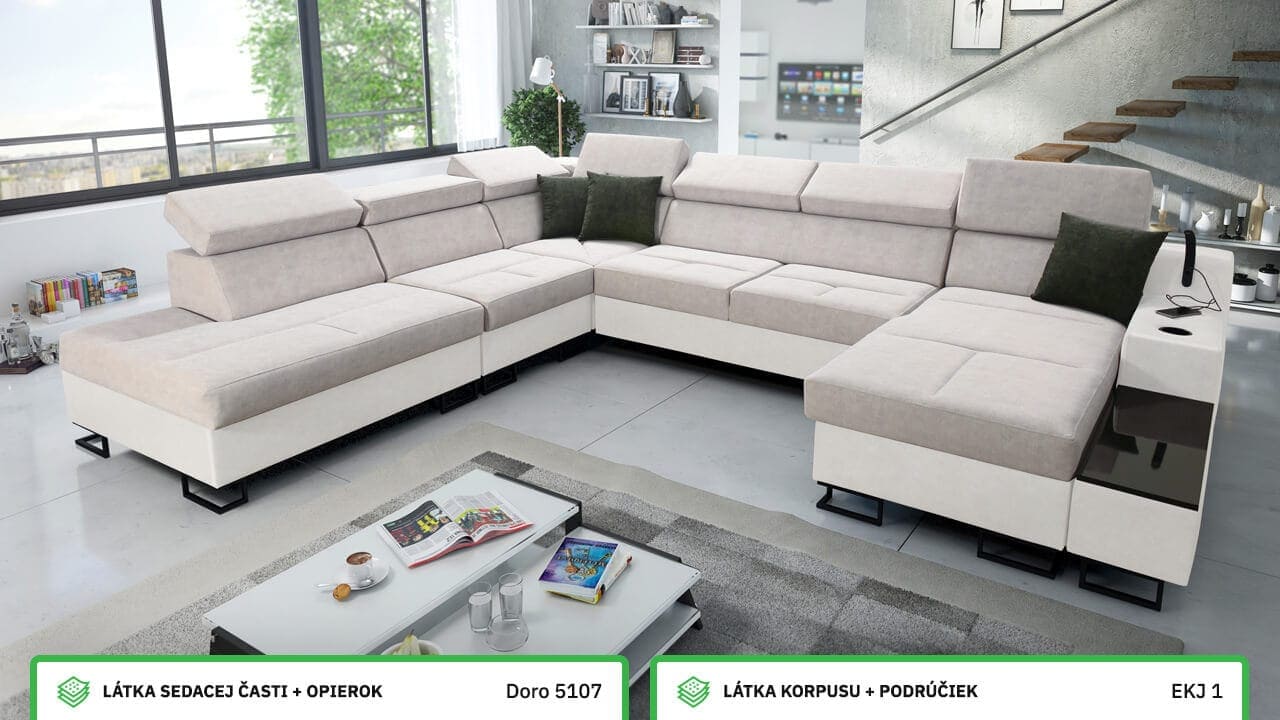 Sedačka Alicanto X farebné prevedenie