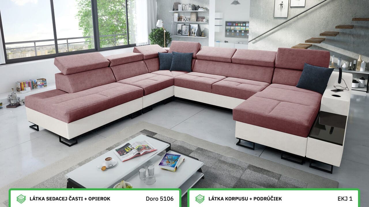 Sedačka Alicanto X farebné prevedenie