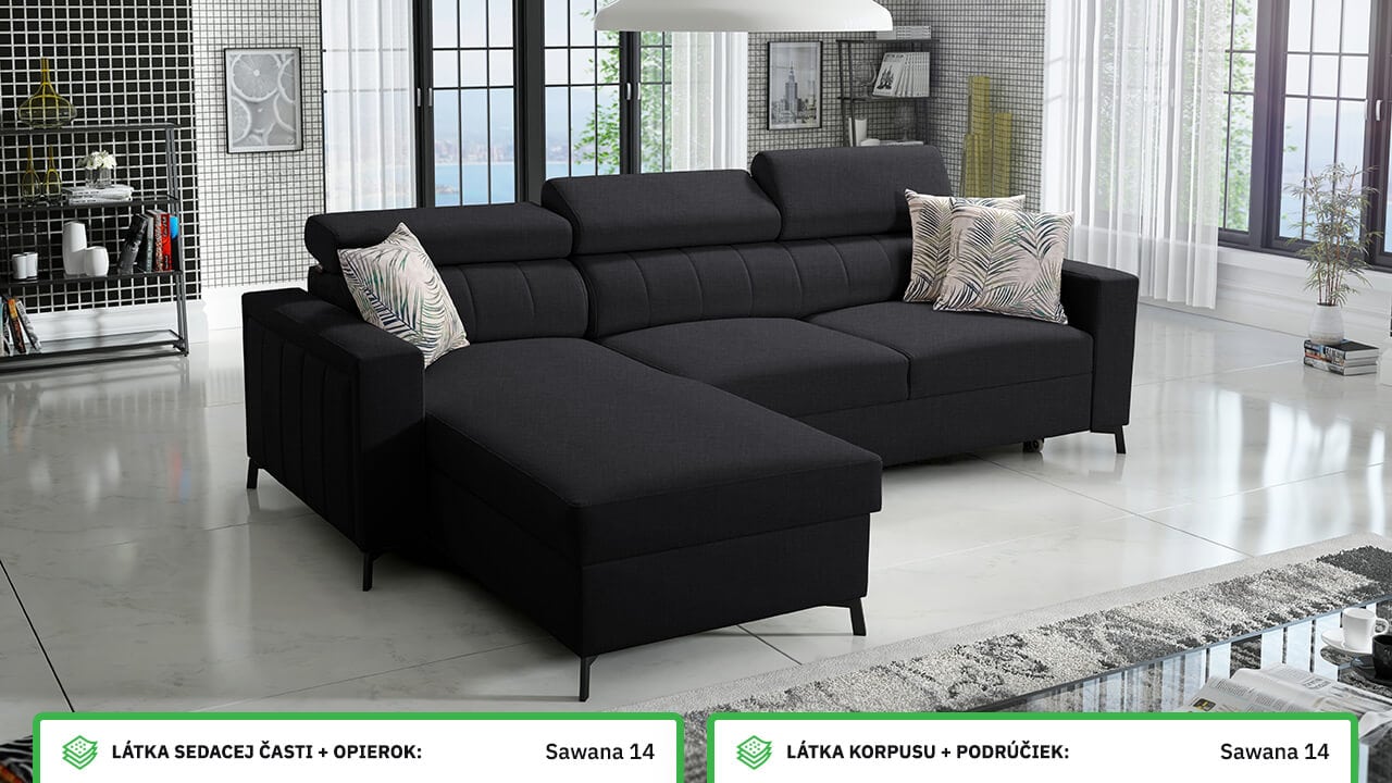 Rohová sedačka Balticco I maxi Farebné prevedenie