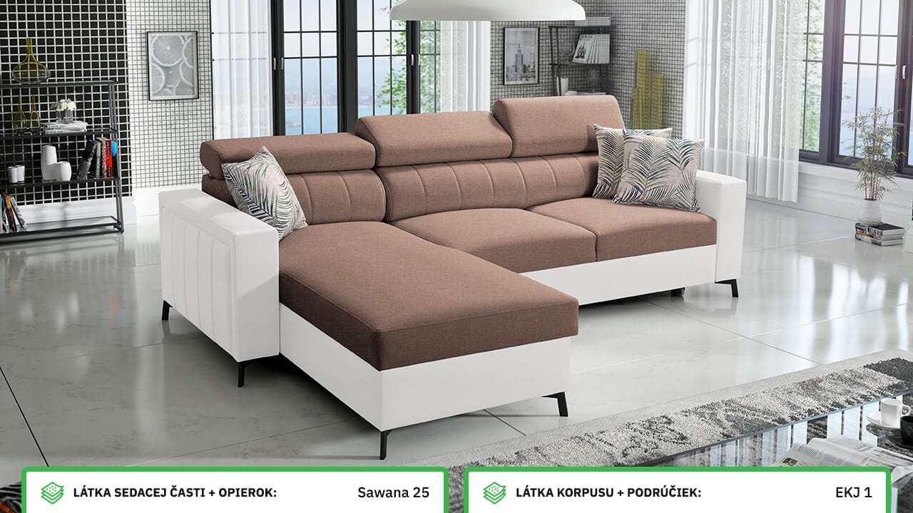 Rohová sedačka Balticco I maxi Farebné prevedenie