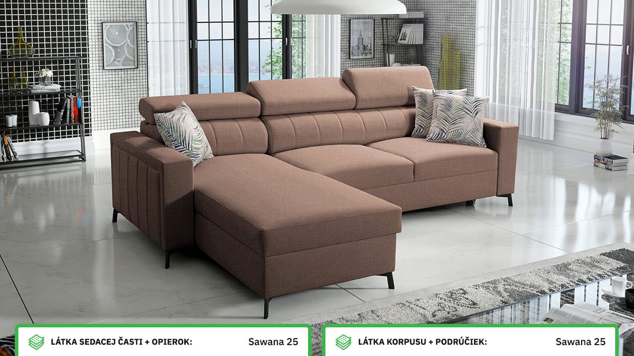 Rohová sedačka Balticco I maxi Farebné prevedenie