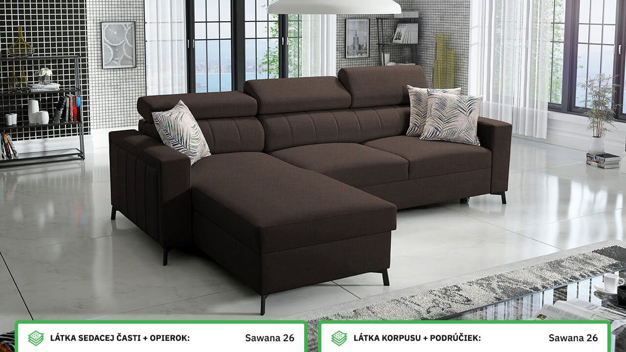 Rohová sedačka Balticco I maxi Farebné prevedenie