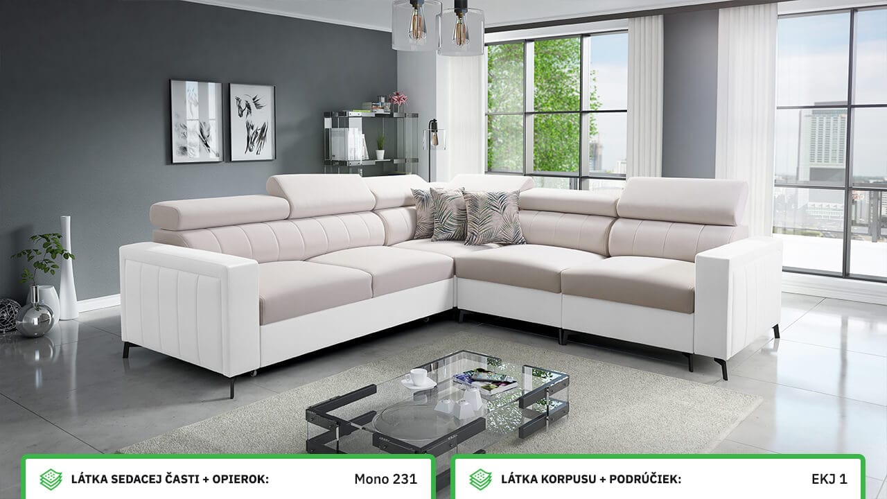 Rohová sedačka Balticco IV Farebné prevedenie