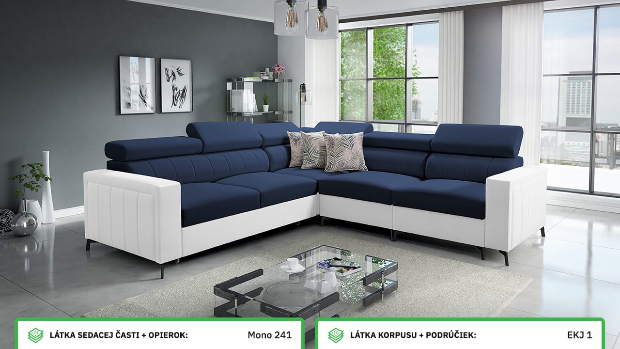 Rohová sedačka Balticco IV Farebné prevedenie