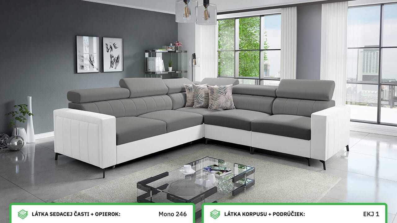 Rohová sedačka Balticco IV Farebné prevedenie