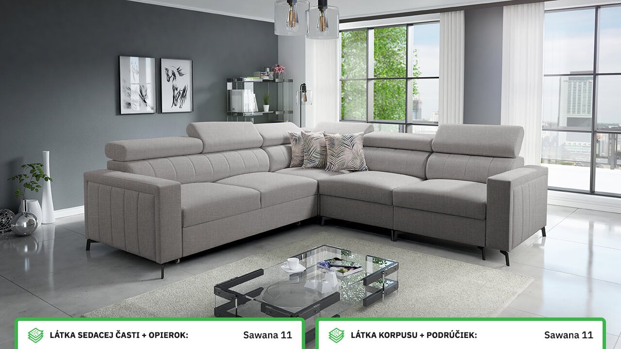 Rohová sedačka Balticco IV Farebné prevedenie