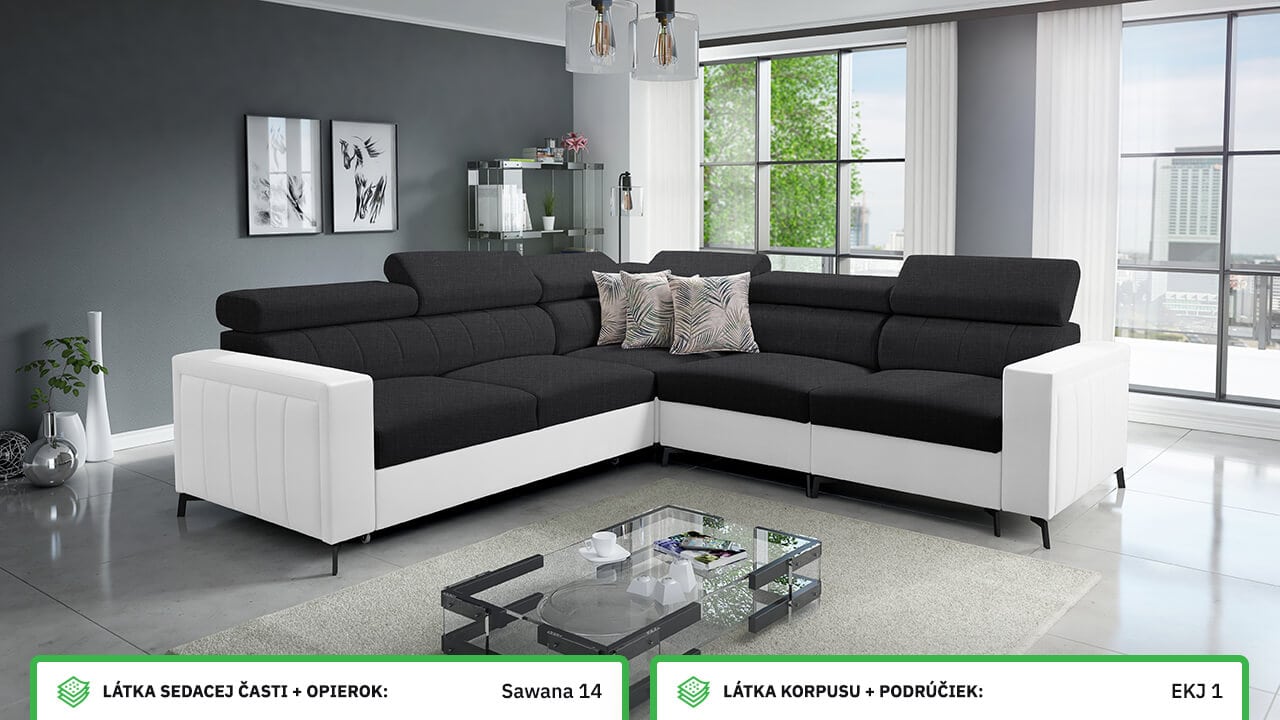 Rohová sedačka Balticco IV Farebné prevedenie