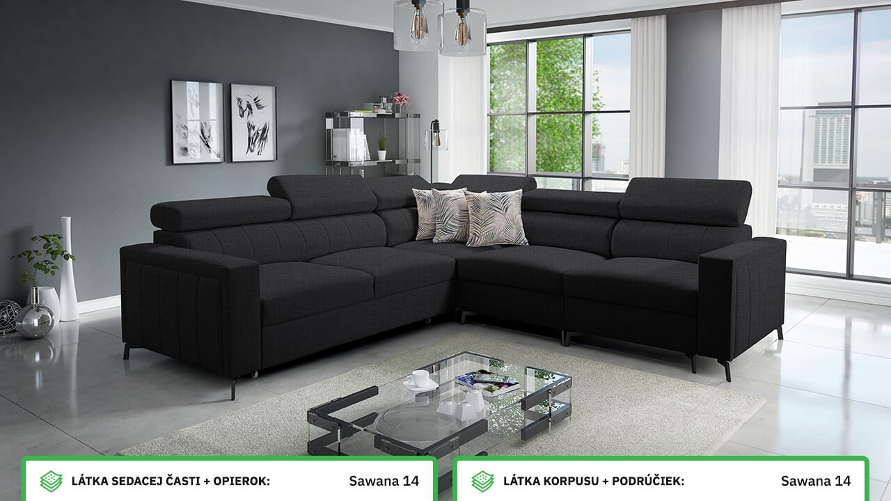 Rohová sedačka Balticco IV Farebné prevedenie