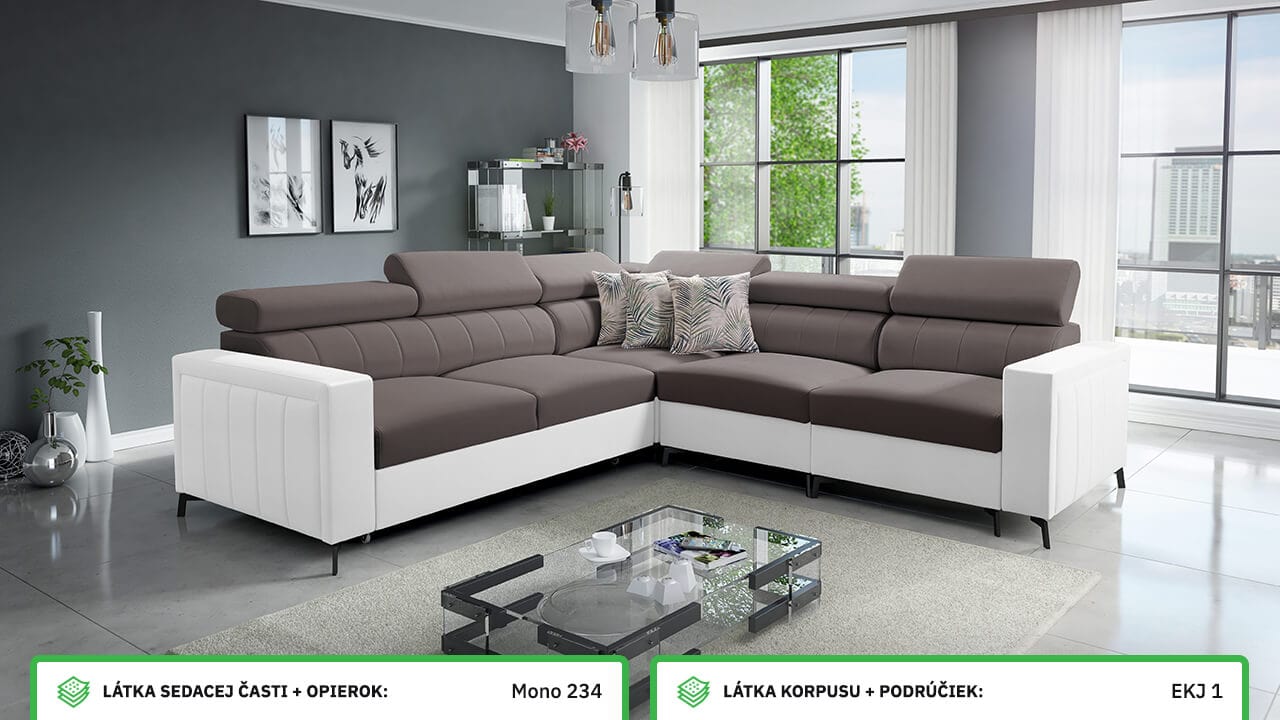 Rohová sedačka Balticco IV Farebné prevedenie