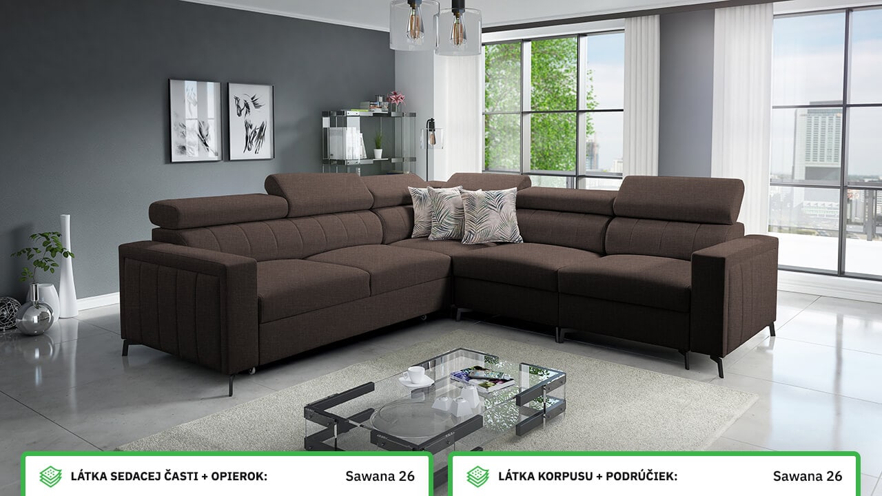 Rohová sedačka Balticco IV Farebné prevedenie