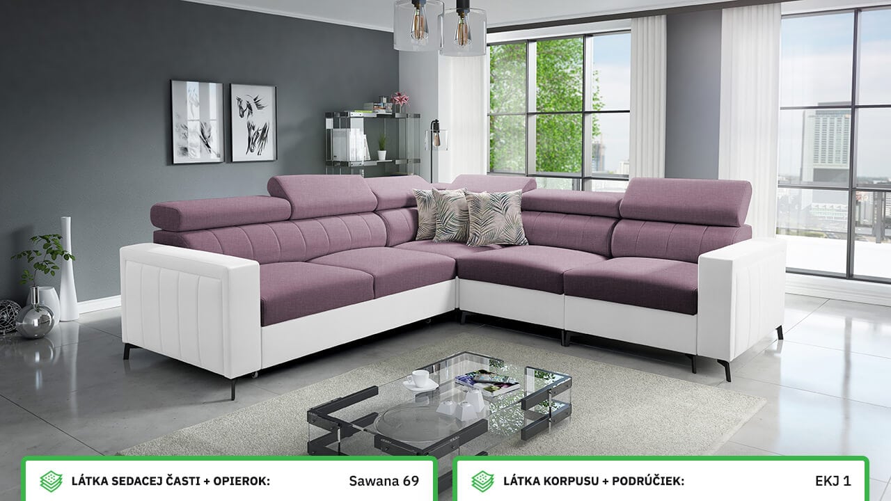 Rohová sedačka Balticco IV Farebné prevedenie