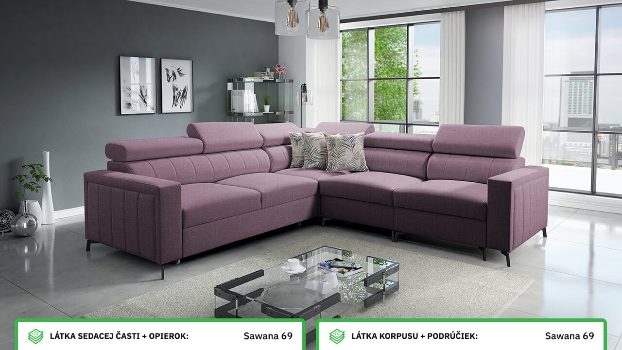 Rohová sedačka Balticco IV Farebné prevedenie