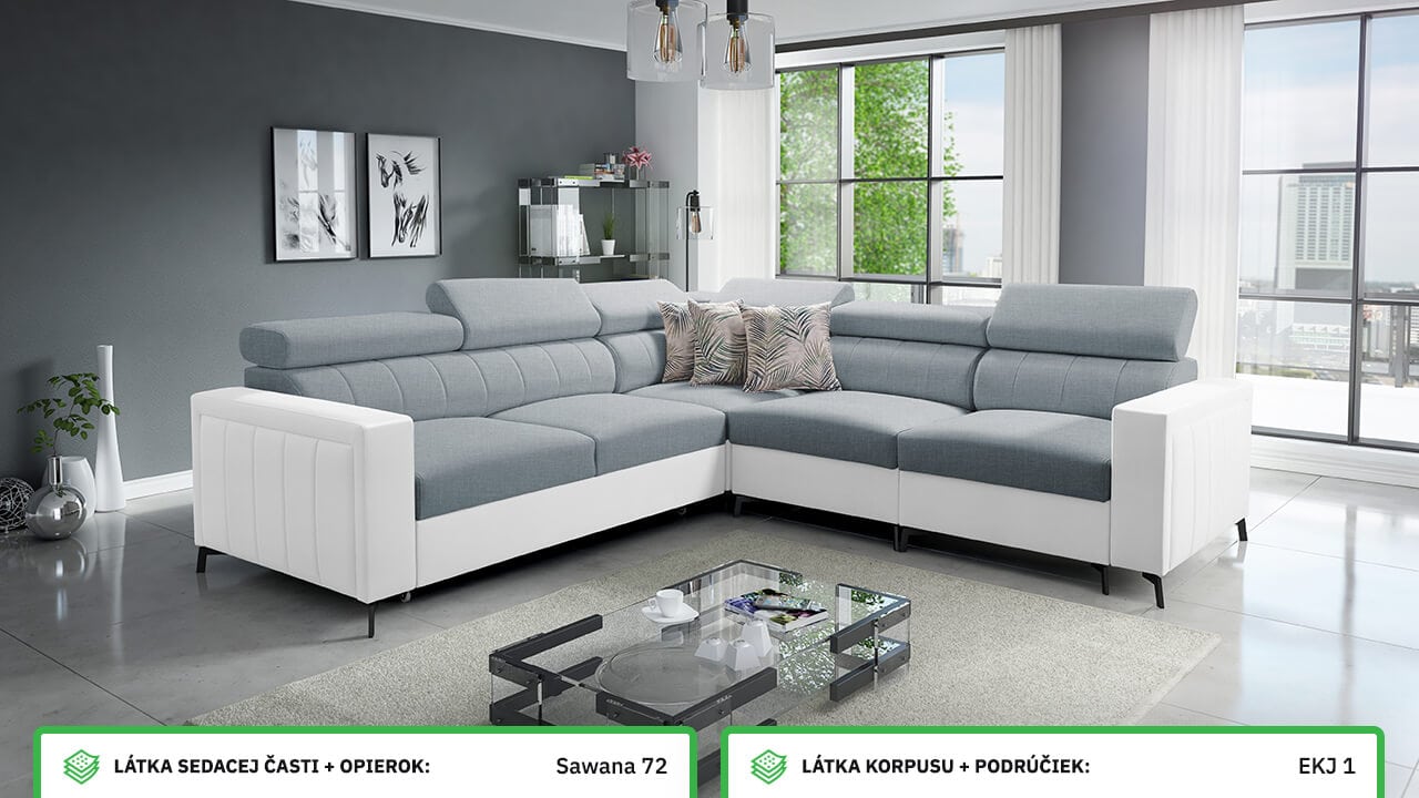 Rohová sedačka Balticco IV Farebné prevedenie