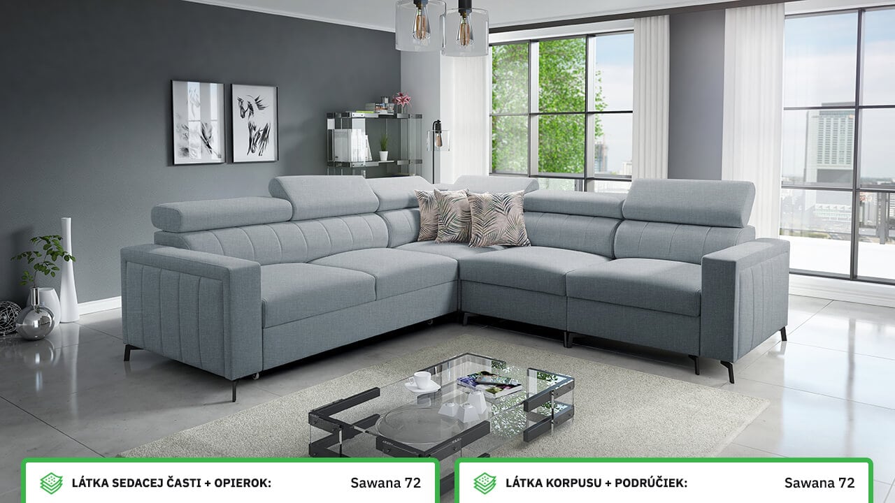 Rohová sedačka Balticco IV Farebné prevedenie