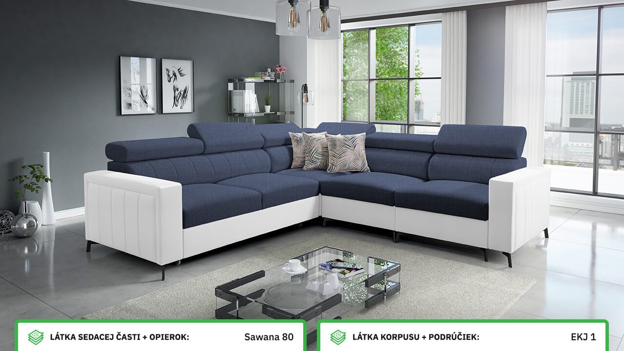 Rohová sedačka Balticco IV Farebné prevedenie