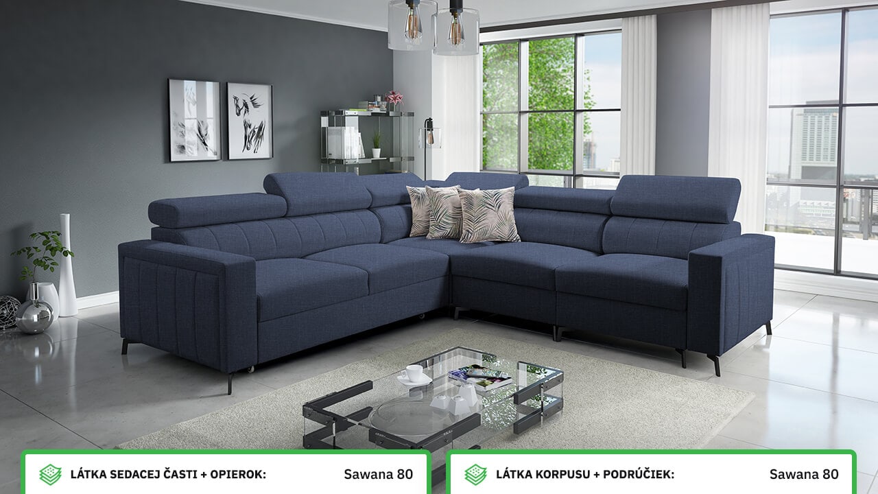 Rohová sedačka Balticco IV Farebné prevedenie