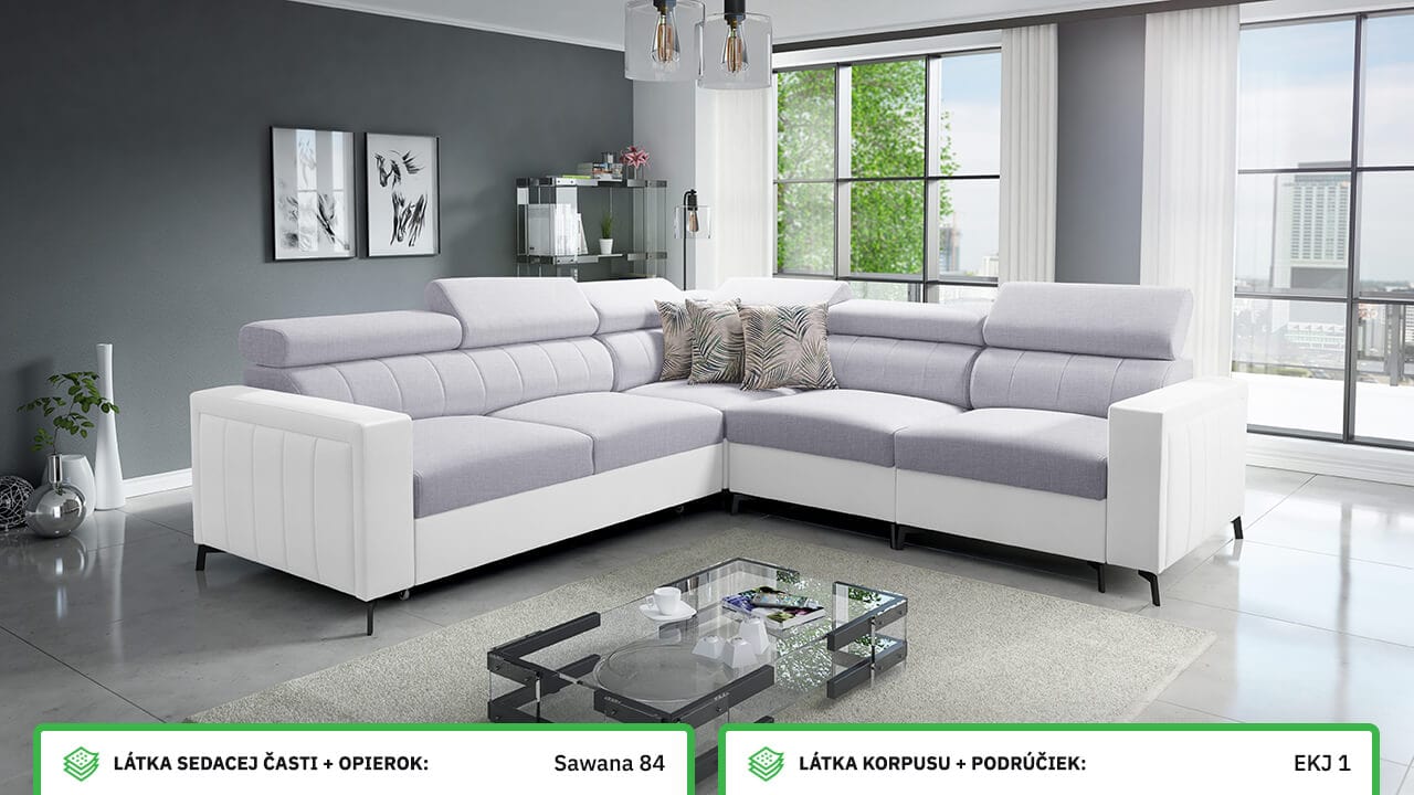 Rohová sedačka Balticco IV Farebné prevedenie