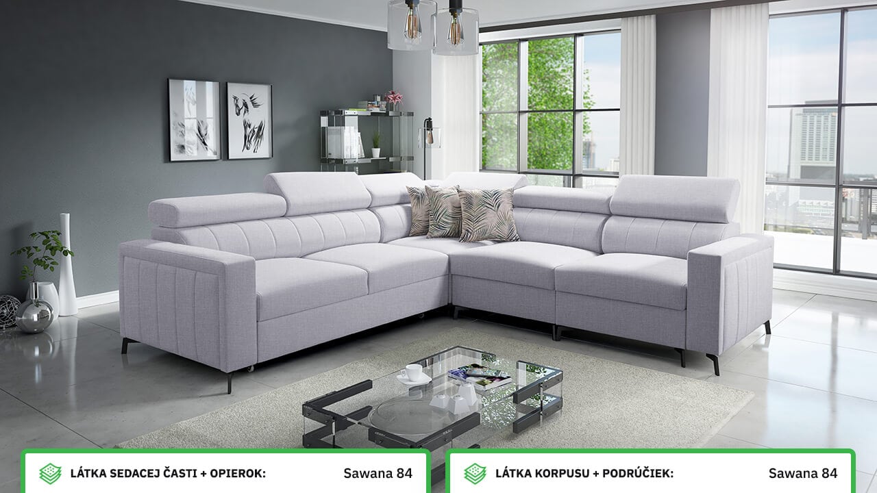 Rohová sedačka Balticco IV Farebné prevedenie