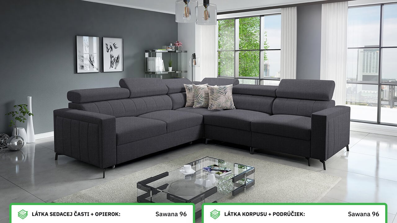 Rohová sedačka Balticco IV Farebné prevedenie