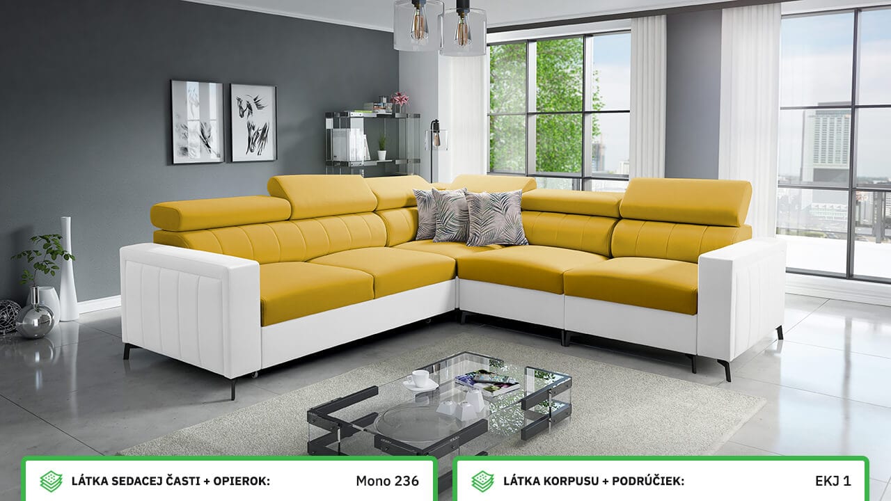 Rohová sedačka Balticco IV Farebné prevedenie