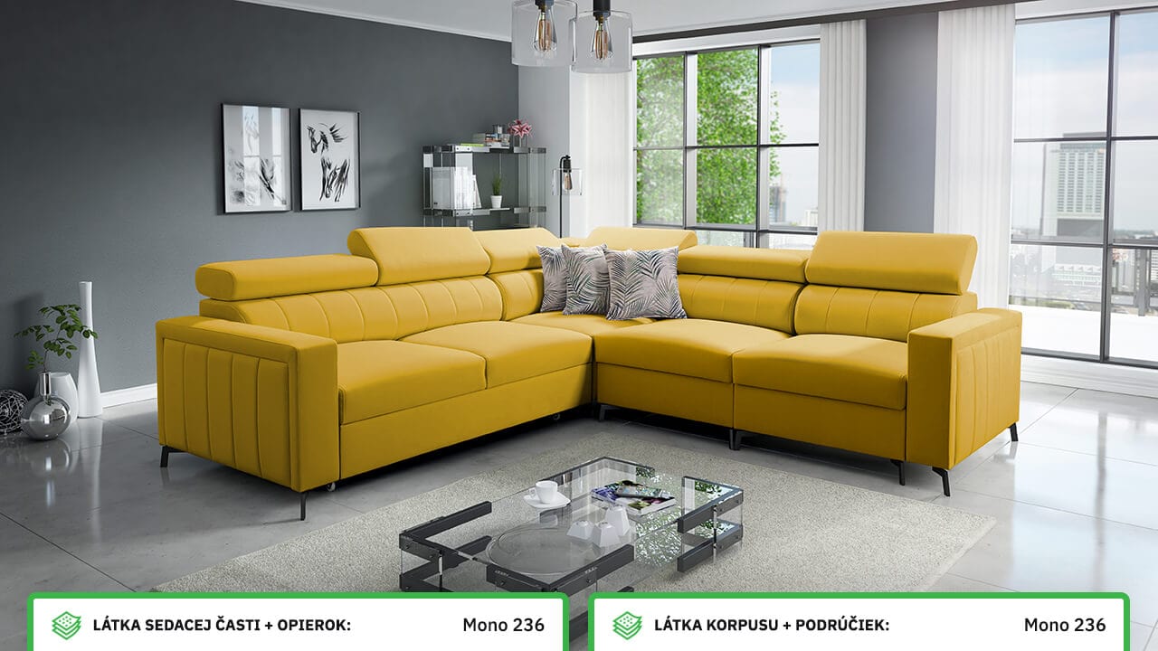 Rohová sedačka Balticco IV Farebné prevedenie