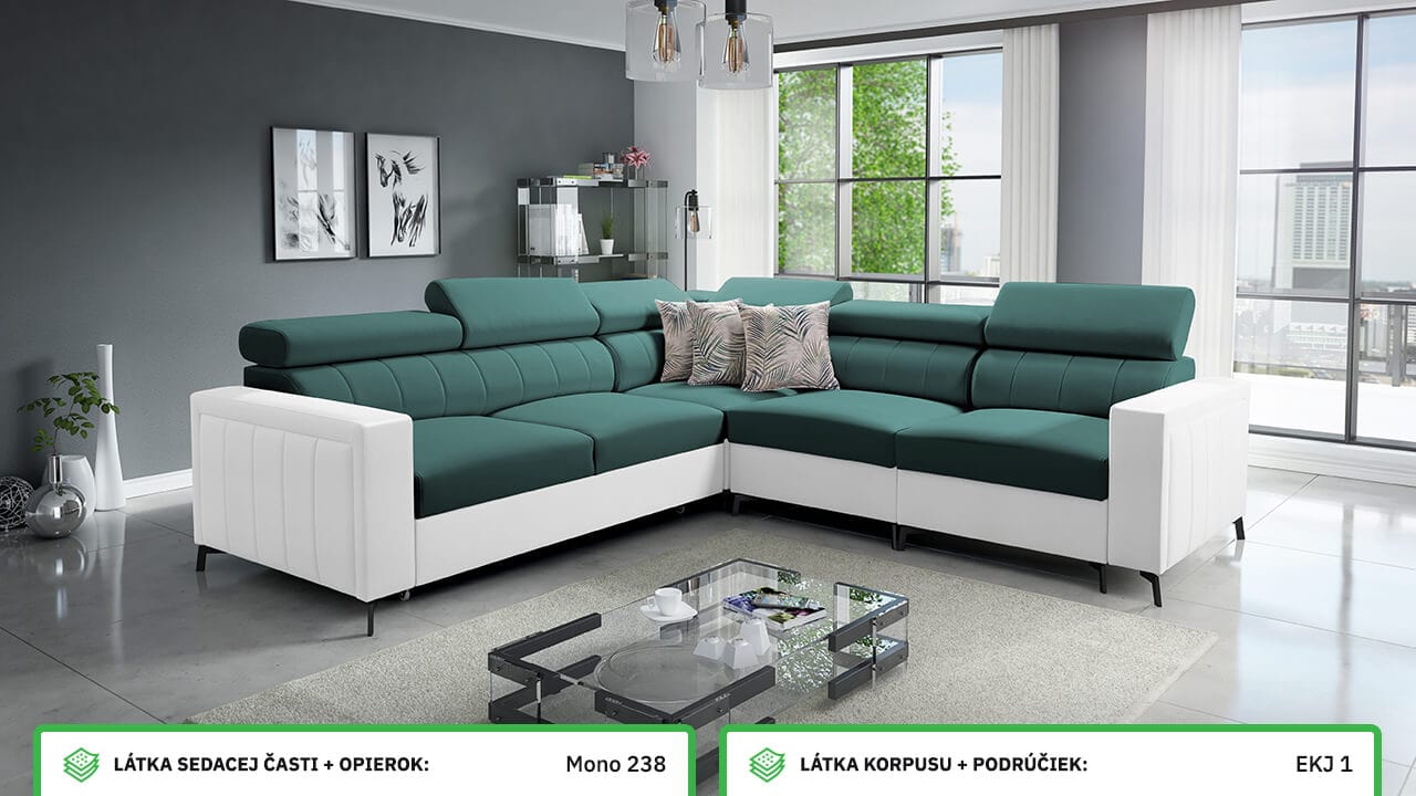 Rohová sedačka Balticco IV Farebné prevedenie