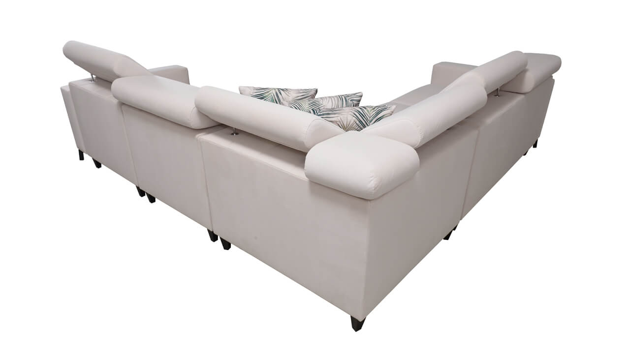 Rohová sedačka Balticco IV pohľad zozadu