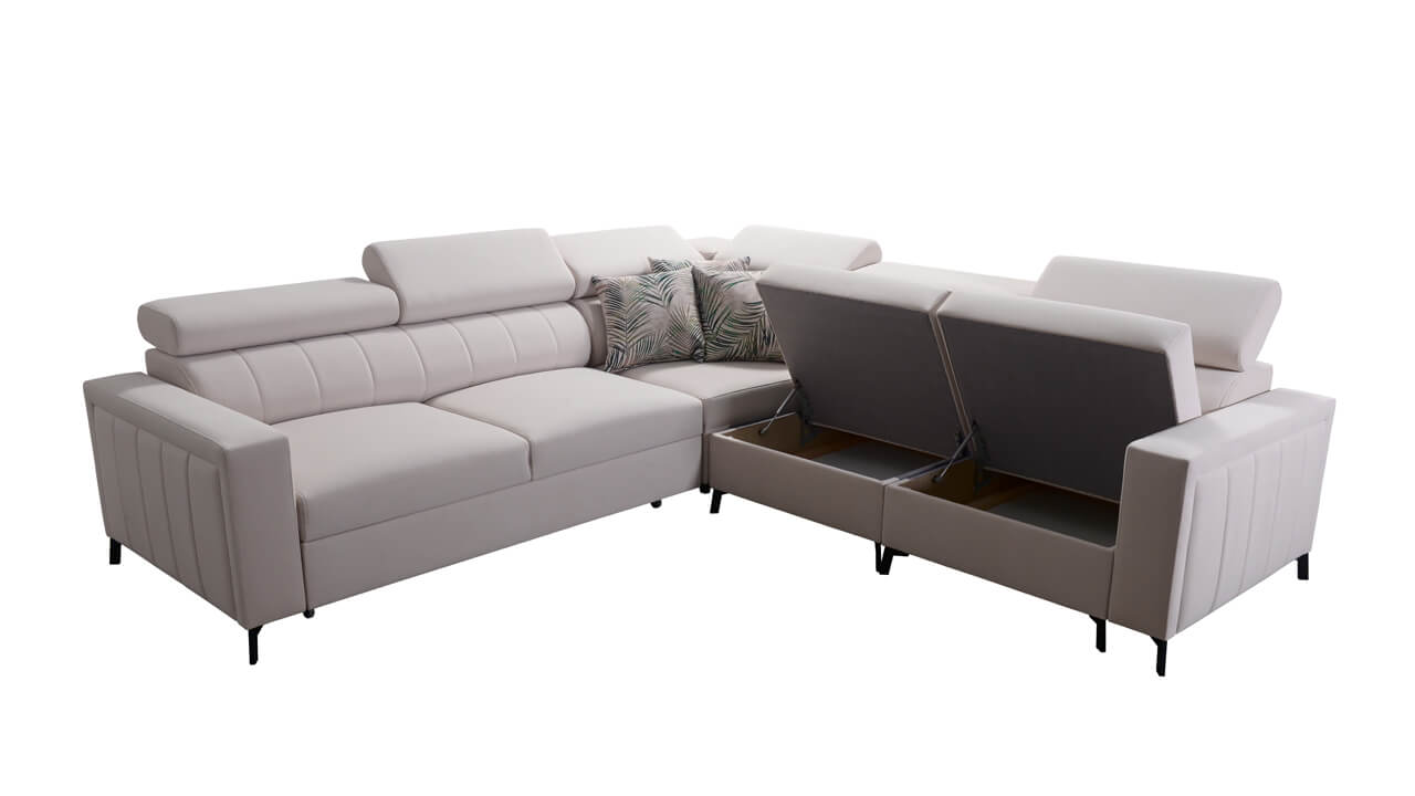 Rohová sedačka Balticco IV úložný priestor