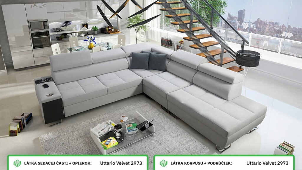 Rohová sedačka Murena IX Farebné prevedenie