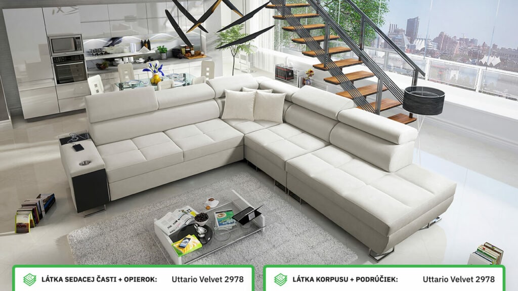 Rohová sedačka Murena IX Farebné prevedenie