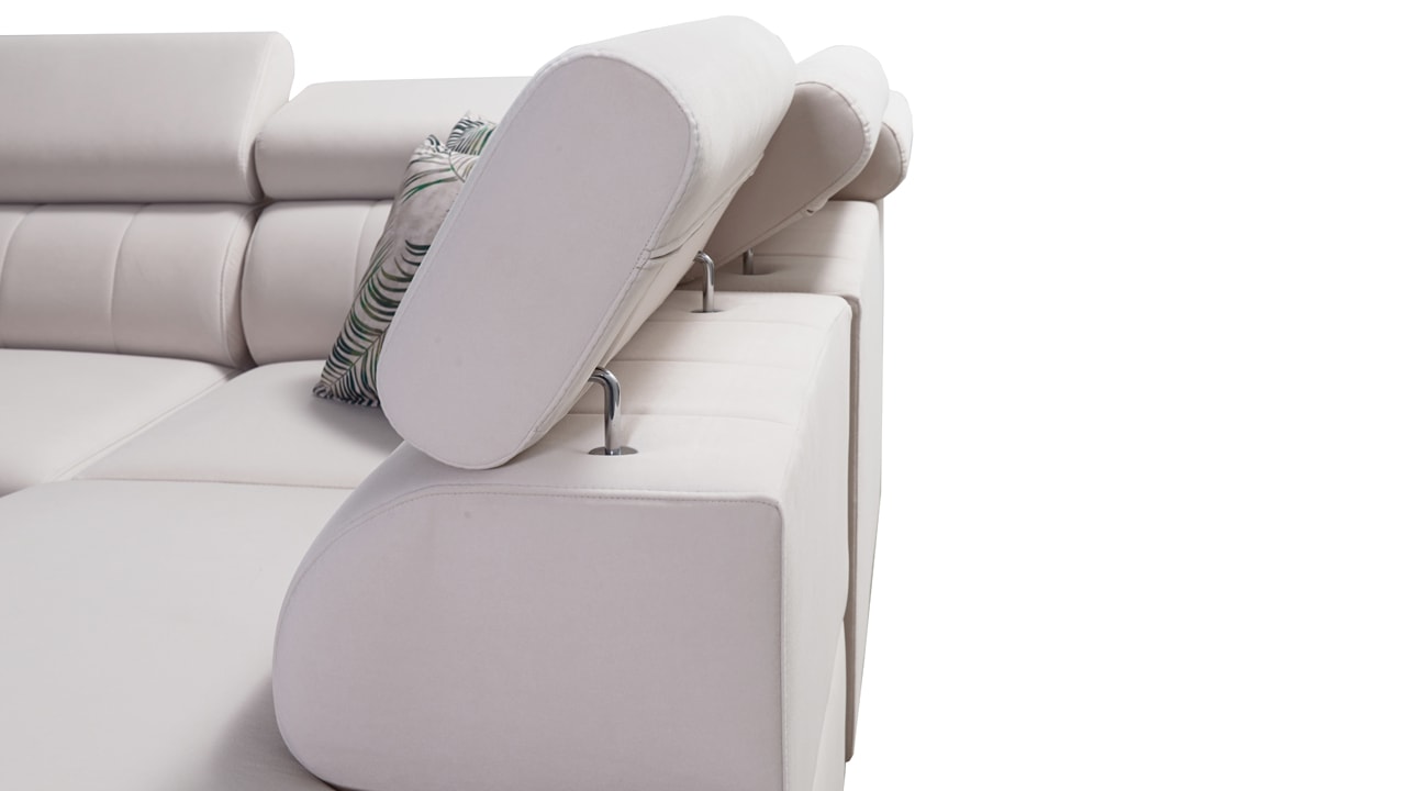 Rohová sedačka Balticco III mini detail opierky