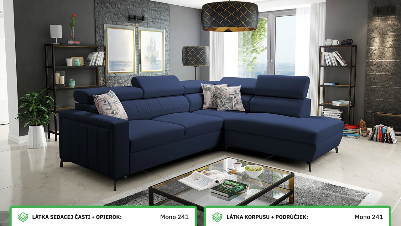 Rohová sedačka Balticco III mini farebné prevedenie