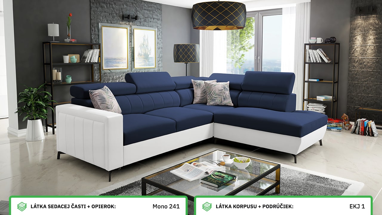 Rohová sedačka Balticco III mini farebné prevedenie