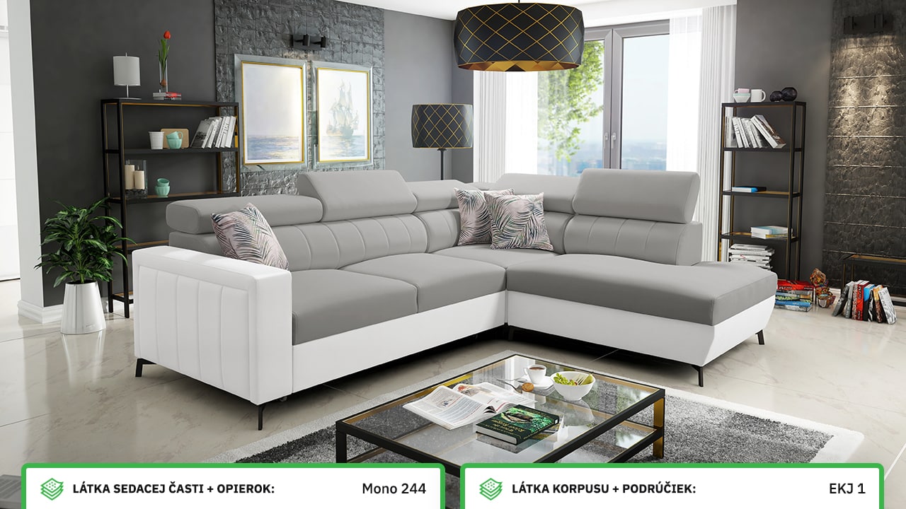 Rohová sedačka Balticco III mini farebné prevedenie