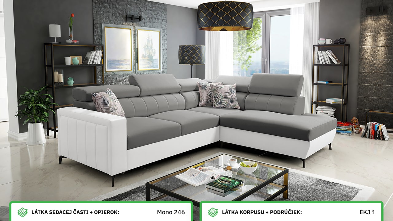 Rohová sedačka Balticco III mini farebné prevedenie