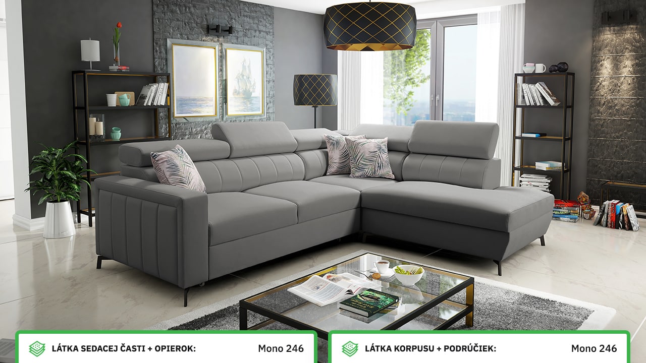 Rohová sedačka Balticco III mini farebné prevedenie