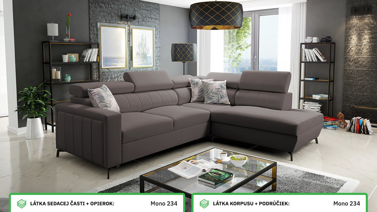 Rohová sedačka Balticco III mini farebné prevedenie