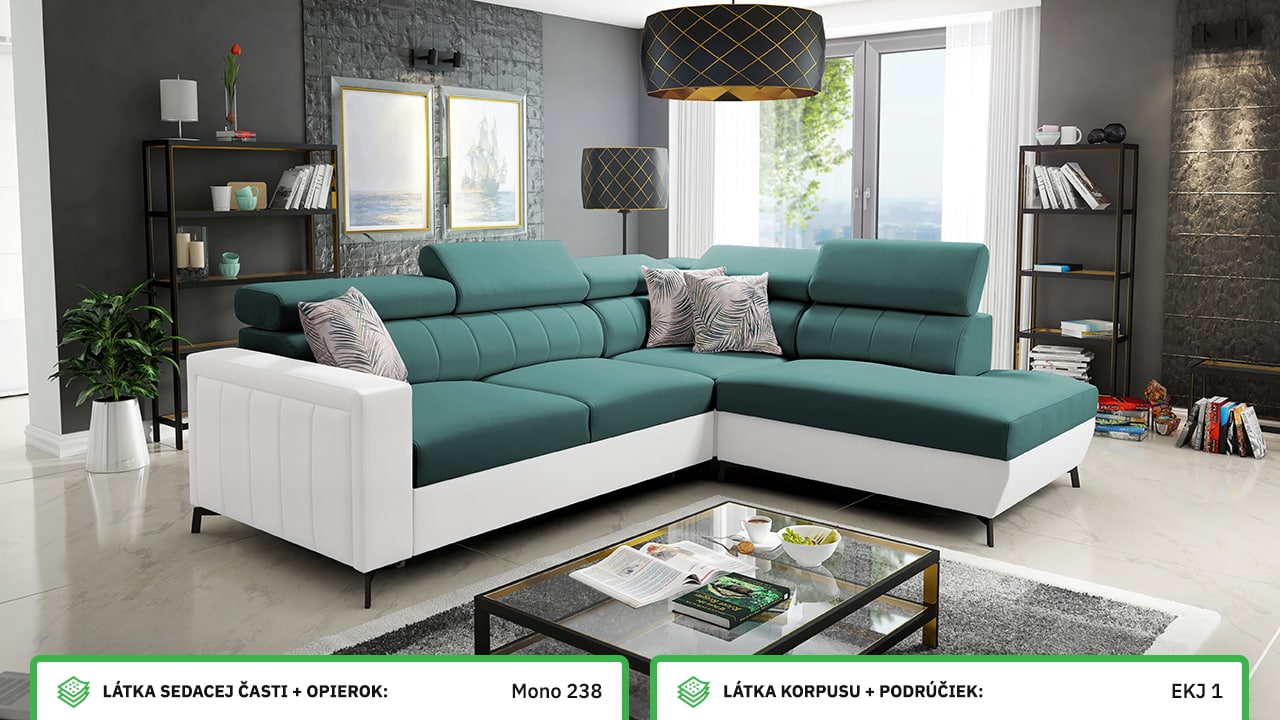 Rohová sedačka Balticco III mini farebné prevedenie