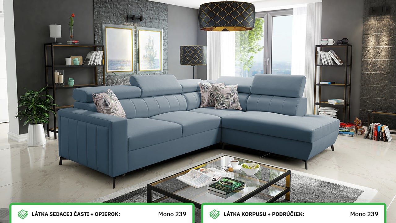 Rohová sedačka Balticco III mini farebné prevedenie