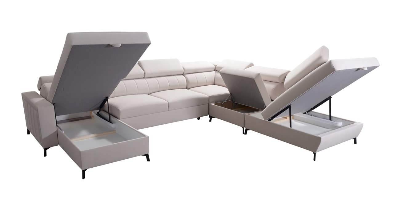 Rohová sedačka Balticco IX úložný priestor