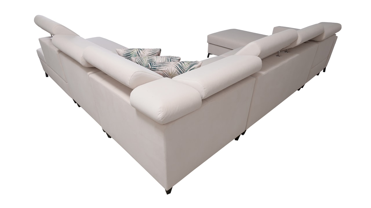 Rohová sedačka Balticco IX pohľad zozadu