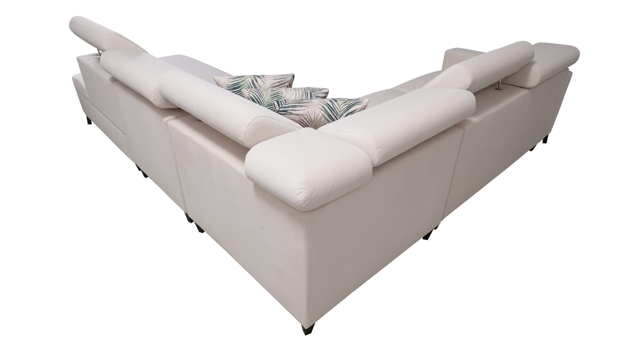 Rohová sedačka Balticco VIII pohľad zozadu